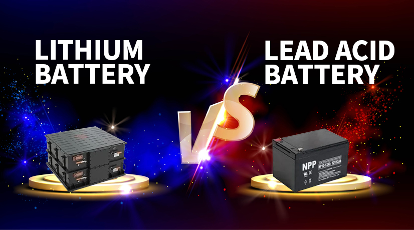 Lead acid battery vs. lithium battery